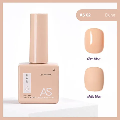 AS02 Dune gel nail colour swatch