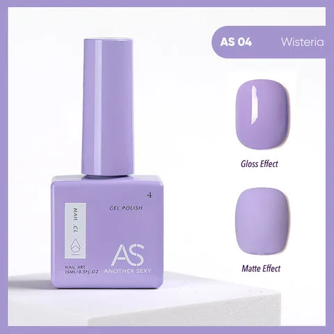 AS04 Wisteria gel nail colour swatch