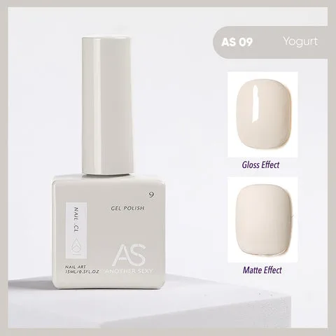 AS09 Yogurt gel nail colour swatch