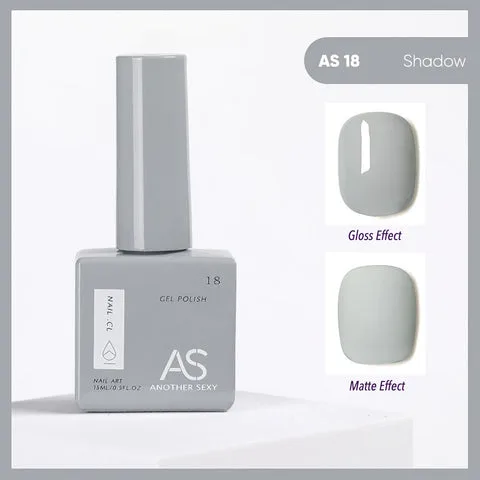 AS18 Shadow gel nail colour swatch