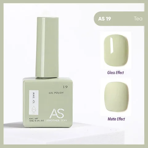 AS19 Tea gel nail colour swatch