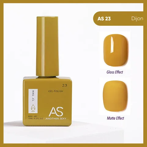 AS23 Dijon gel nail colour swatch