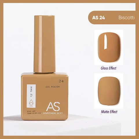 AS24 Biscotti gel nail colour swatch