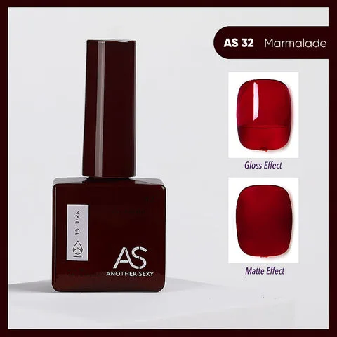 AS32 Marmalade gel nail colour swatch